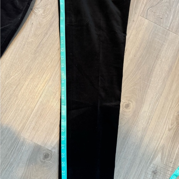 NWT Talbots Black Velveteen Ankle Pants - Picture 8 of 9